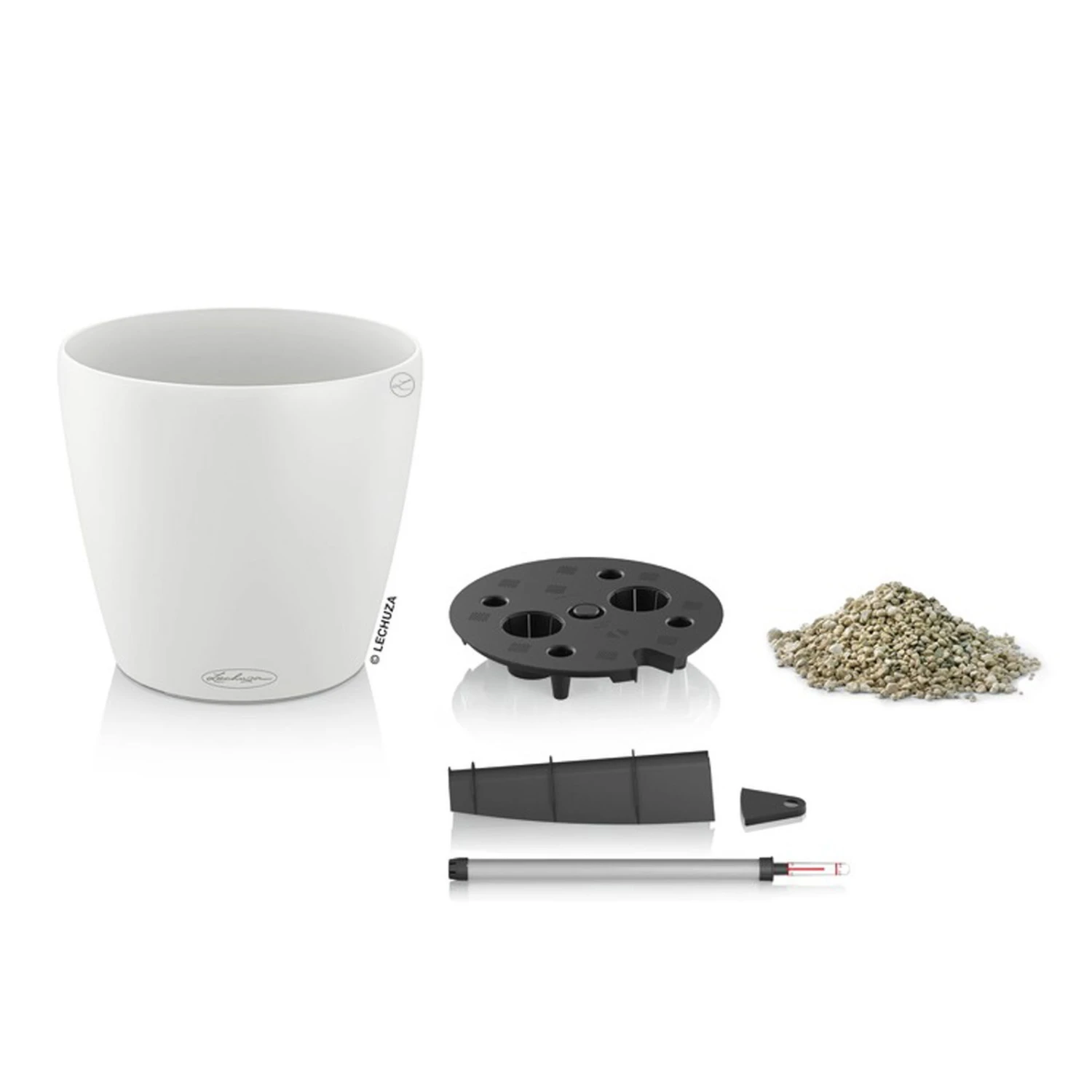 LECHUZA Pflanzgefäß 'Classico Color 70', Weiß, Ø 70 X H 64,5 Cm 4 LECHUZA Pflanzgefäß 'Classico Color 70', Weiß, Ø 70 X H 64,5 Cm – Bild 2
