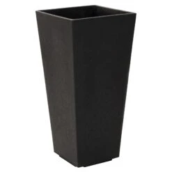 Pflanzgefäß 'Sonata', Schiefer, Kunststoff, Ca. 26 X 26 X 50 Cm