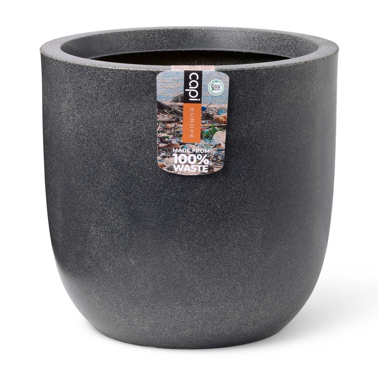 Pflanzgefäß 'Smooth', Grau 3 Pflanzgefäß 'Smooth', Grau