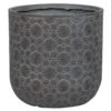 Pflanzgefäß 'Chester 02', Dunkelgrau, Ø 25 X H 25 Cm -Der Grillgarten 3210801571 3210801572 3210801573 Chester 02G dunkelgrau 115373