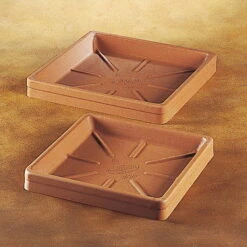 Der Grillgarten 42 Euro 3 Plast Untersetzer Neze, Terra