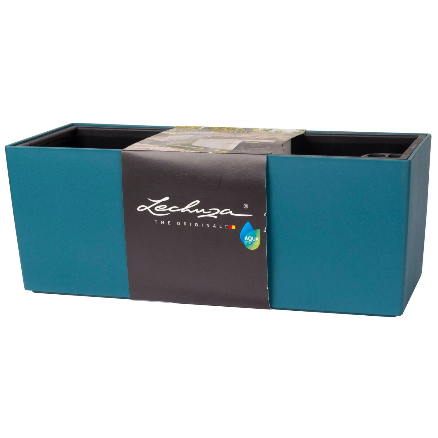 LECHUZA Balkonkasten 'Balconera Color 50', Petrolblau, 50 X 19 X 19 Cm 3 LECHUZA Balkonkasten 'Balconera Color 50', Petrolblau, 50 X 19 X 19 Cm