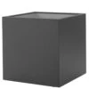 Gartensilber Pflanztrog Kubus Anthrazit -Der Grillgarten 3230600023 Pflanztrog Kubus anthrazit 50x50x50cm 79l 49229